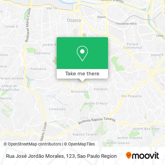 Rua José Jordão Morales, 123 map