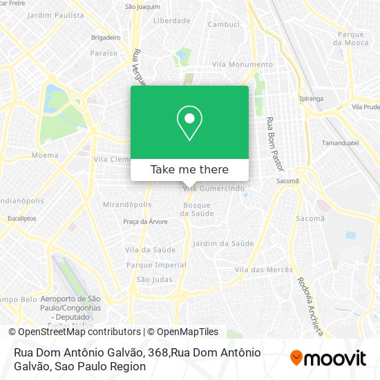 Mapa Rua Dom Antônio Galvão, 368,Rua Dom Antônio Galvão