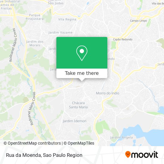 Rua da Moenda map