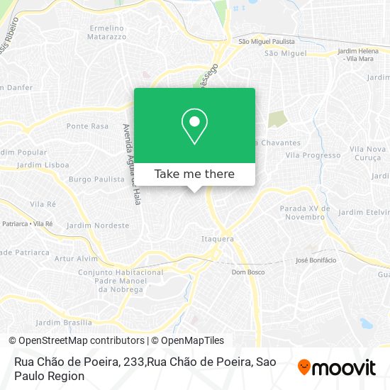 Mapa Rua Chão de Poeira, 233,Rua Chão de Poeira