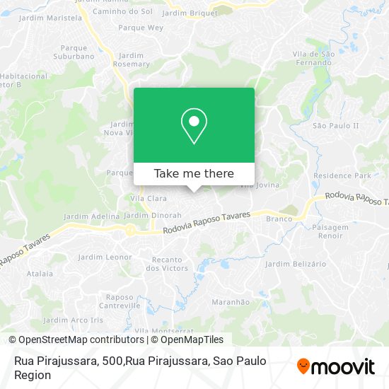 Rua Pirajussara, 500,Rua Pirajussara map