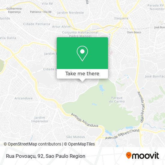 Rua Povoaçu, 92 map