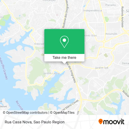 Rua Casa Nova map