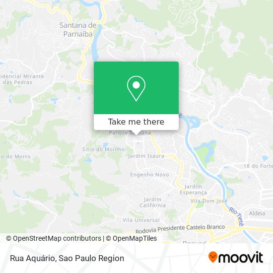 Mapa Rua Aquário