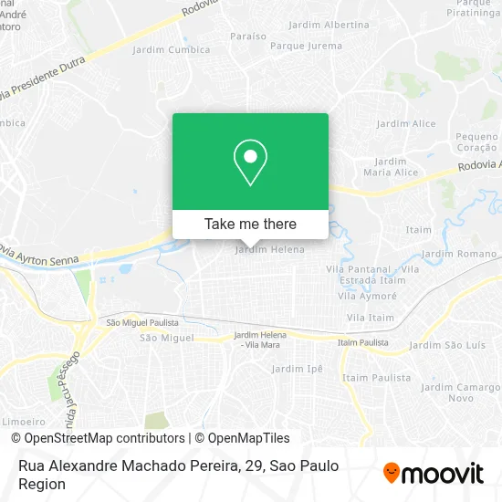 Rua Alexandre Machado Pereira, 29 map