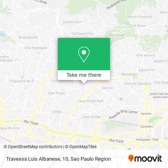Travessa Luis Albanese, 10 map