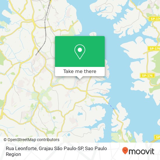 Rua Leonforte, Grajau São Paulo-SP map