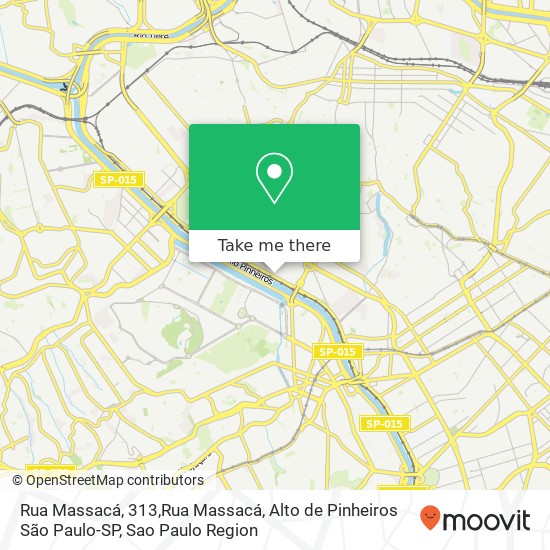 Rua Massacá, 313,Rua Massacá, Alto de Pinheiros São Paulo-SP map