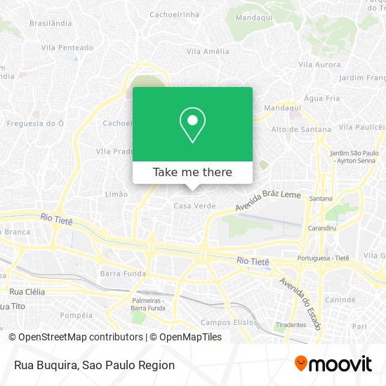 Rua Buquira map