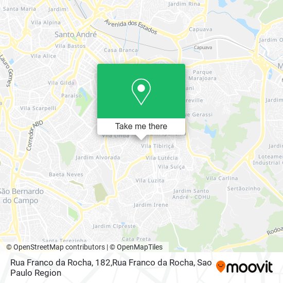 Mapa Rua Franco da Rocha, 182,Rua Franco da Rocha