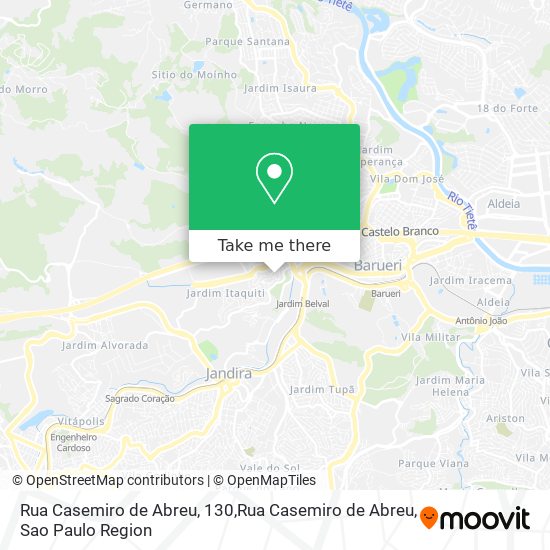 Mapa Rua Casemiro de Abreu, 130,Rua Casemiro de Abreu