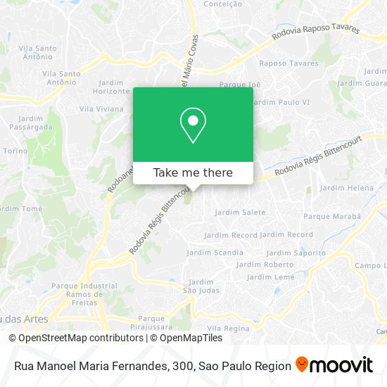 Rua Manoel Maria Fernandes, 300 map