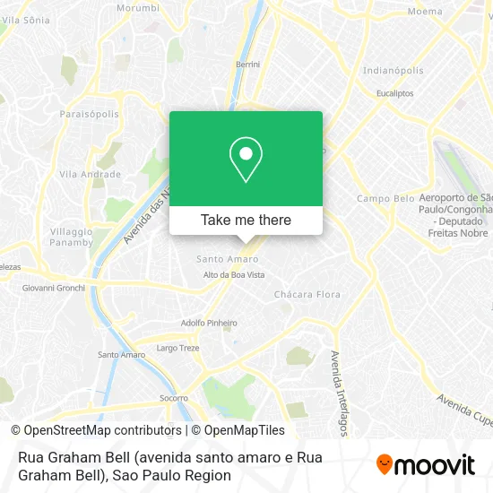 Rua Graham Bell (avenida santo amaro e Rua Graham Bell) map