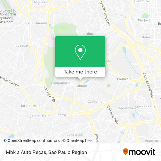 Mbk a Auto Peças map