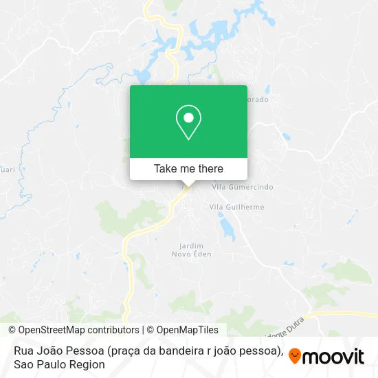 Mapa Rua João Pessoa (praça da bandeira r joão pessoa)