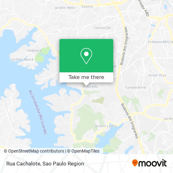Rua Cachalote map