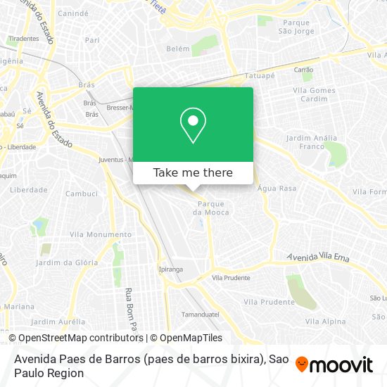 Avenida Paes de Barros (paes de barros bixira) map