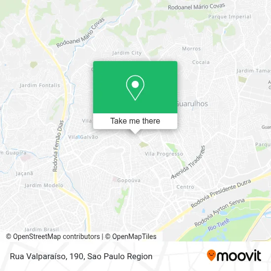 Rua Valparaíso, 190 map