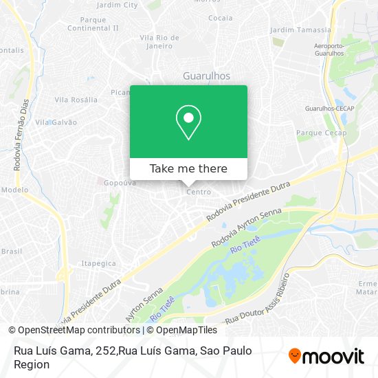 Rua Luís Gama, 252,Rua Luís Gama map