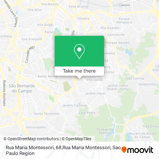 Rua Maria Montessori, 68,Rua Maria Montessori map
