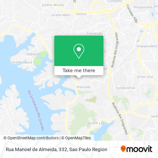 Mapa Rua Manoel de Almeida, 332