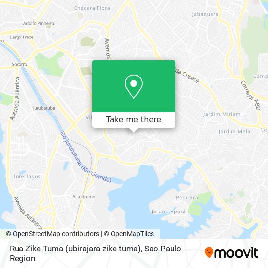 Rua Zike Tuma (ubirajara zike tuma) map
