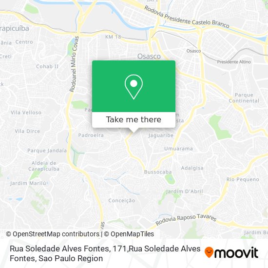 Rua Soledade Alves Fontes, 171,Rua Soledade Alves Fontes map