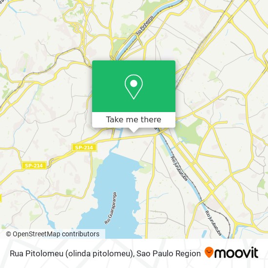 Mapa Rua Pitolomeu (olinda pitolomeu)