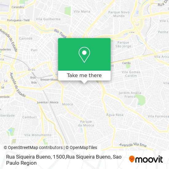 Rua Siqueira Bueno, 1500,Rua Siqueira Bueno map
