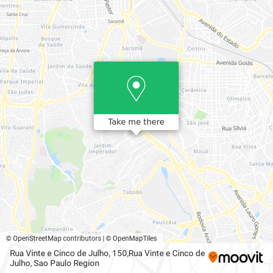 Rua Vinte e Cinco de Julho, 150,Rua Vinte e Cinco de Julho map