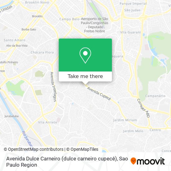 Avenida Dulce Carneiro (dulce carneiro cupecê) map
