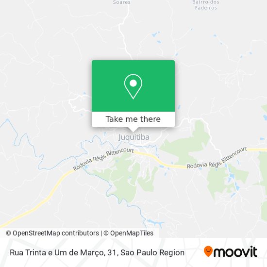 Rua Trinta e Um de Março, 31 map