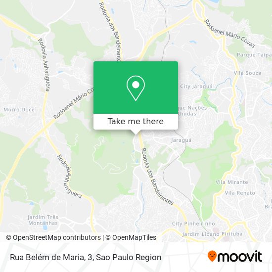 Mapa Rua Belém de Maria, 3