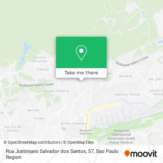 Mapa Rua Justiniano Salvador dos Santos, 57