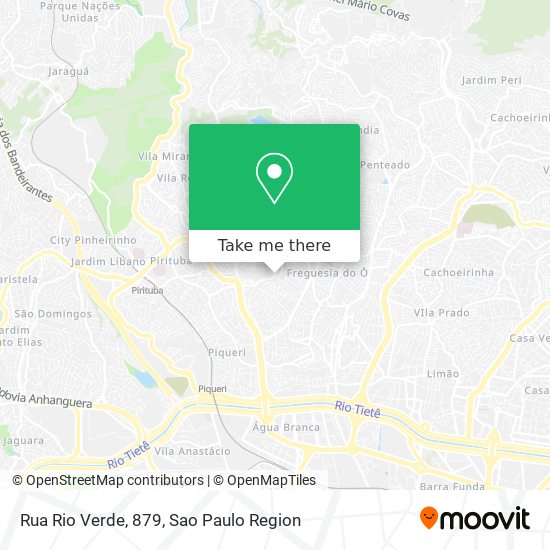 Rua Rio Verde, 879 map