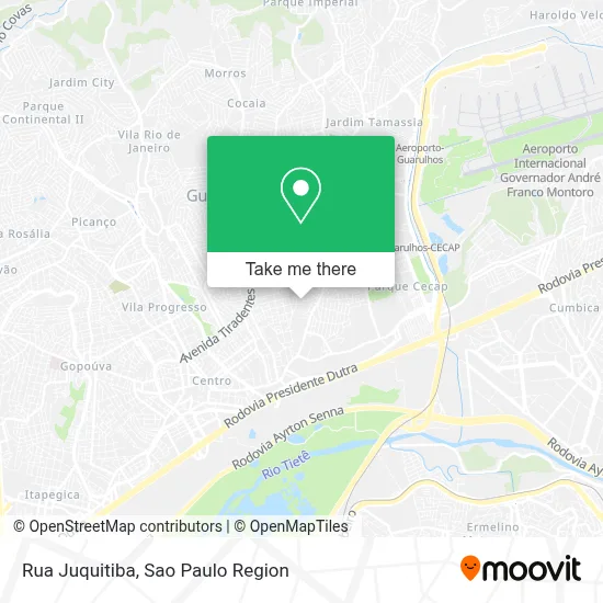 Rua Juquitiba map
