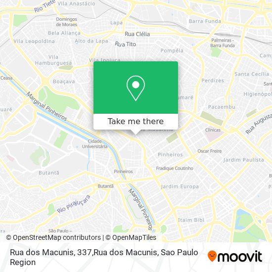 Rua dos Macunis, 337,Rua dos Macunis map