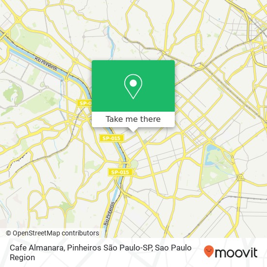 Cafe Almanara, Pinheiros São Paulo-SP map