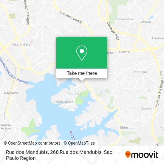 Rua dos Mandubis, 268,Rua dos Mandubis map