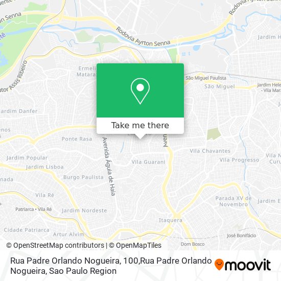 Mapa Rua Padre Orlando Nogueira, 100,Rua Padre Orlando Nogueira