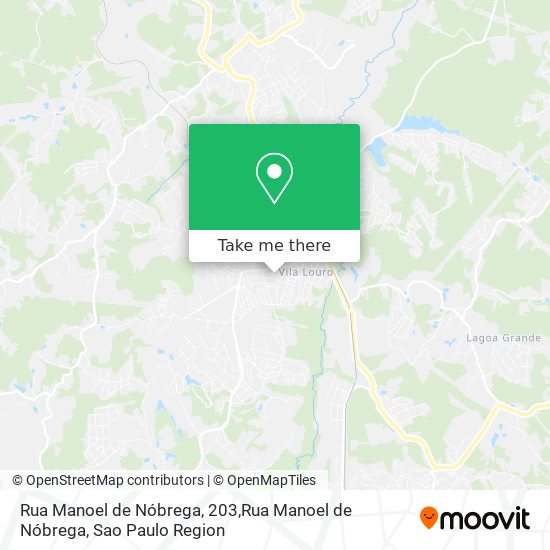 Mapa Rua Manoel de Nóbrega, 203,Rua Manoel de Nóbrega