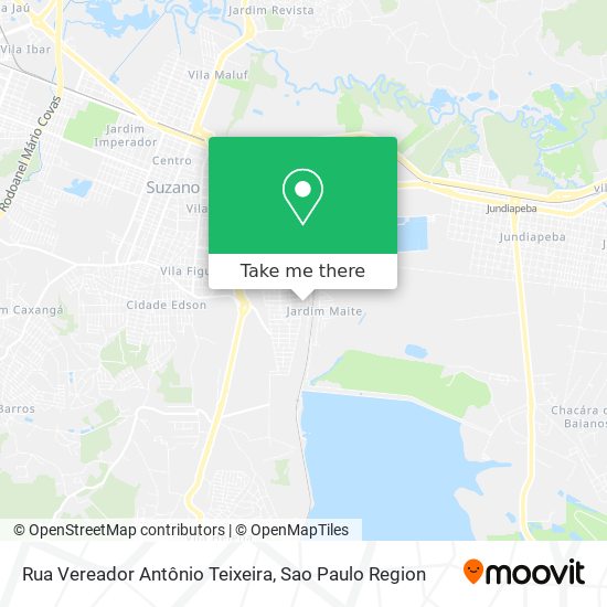Rua Vereador Antônio Teixeira map
