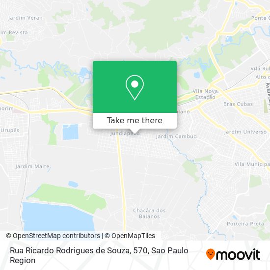 Mapa Rua Ricardo Rodrigues de Souza, 570