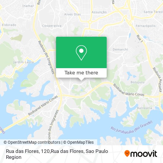 Mapa Rua das Flores, 120,Rua das Flores