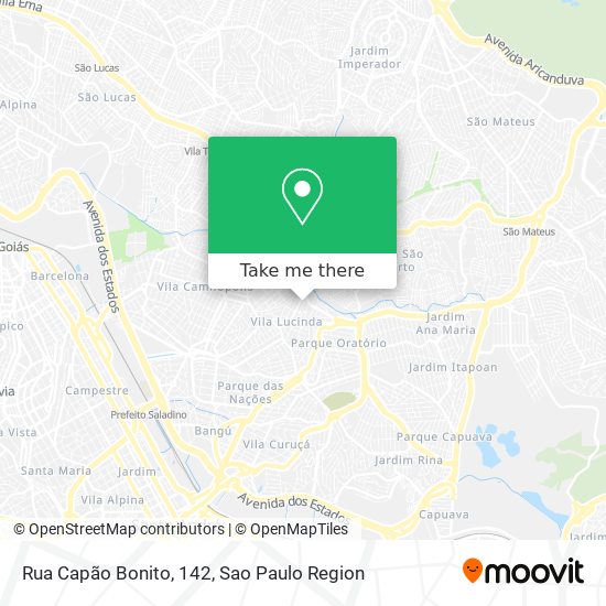 Rua Capão Bonito, 142 map