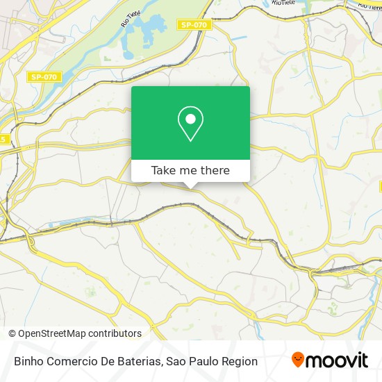 Mapa Binho Comercio De Baterias