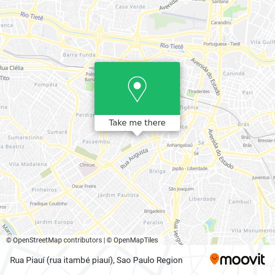 Rua Piauí (rua itambé piauí) map