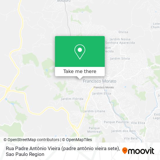 Rua Padre Antônio Vieira (padre antônio vieira sete) map