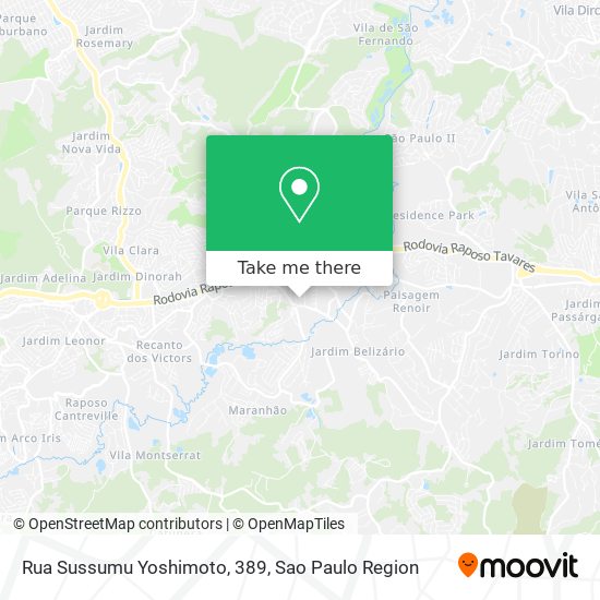 Rua Sussumu Yoshimoto, 389 map