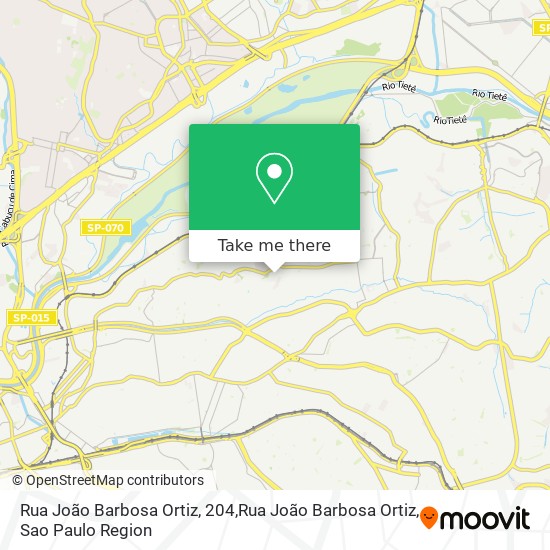 Rua João Barbosa Ortiz, 204,Rua João Barbosa Ortiz map